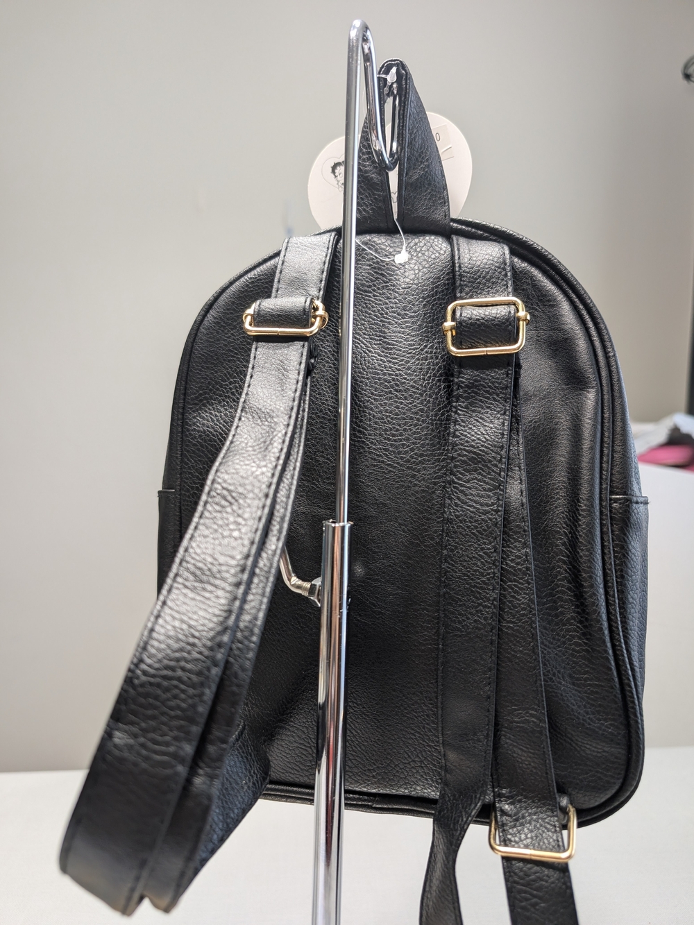 Betty Boop Black Mini Backpack with Red Accents - Picture 4 of 6